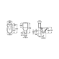 Toilet bowl with horizontal drain Rimless A342V03000 – Roca Испания 11.21.54.0108 – миниатюра 1